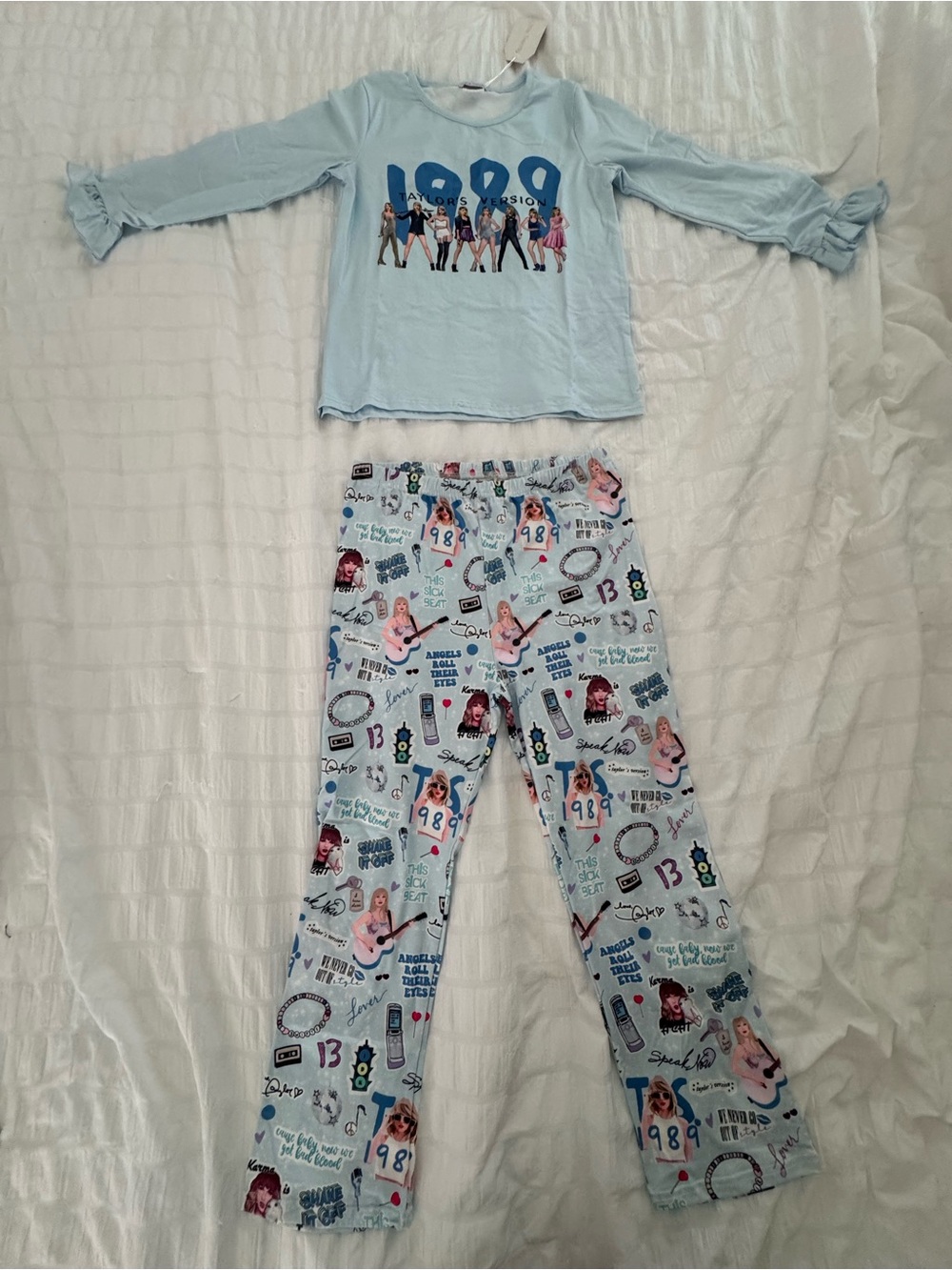 taylor swift matching pajama set